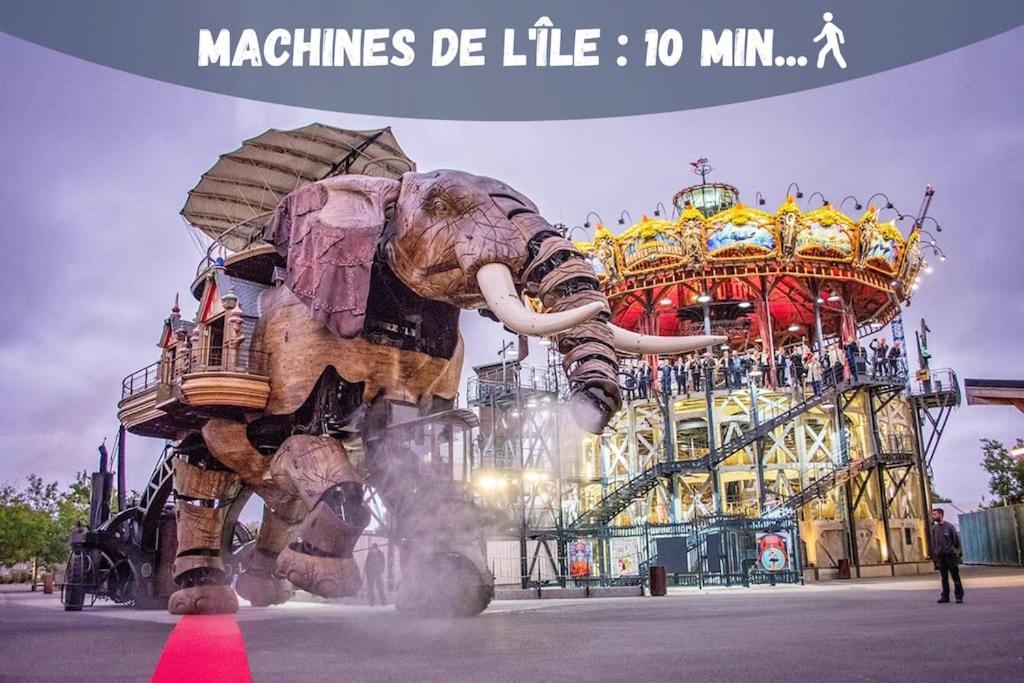 Machines De L'Ile - Fibre - Netflix - T2 La Tour Apartment น็องต์ ภายนอก รูปภาพ