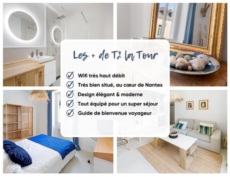 Machines De L'Ile - Fibre - Netflix - T2 La Tour Apartment น็องต์ ภายนอก รูปภาพ